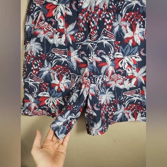 Columbia Swim Trunks Pfg Patriotic Usa Flag Sword Fish - Picture 8 of 16